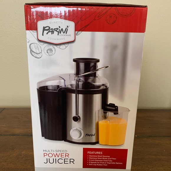 Parini Cookware Multi- Speed Power Juicer New Sealed Stainless Steel INV10016 - Picture 2 of 4